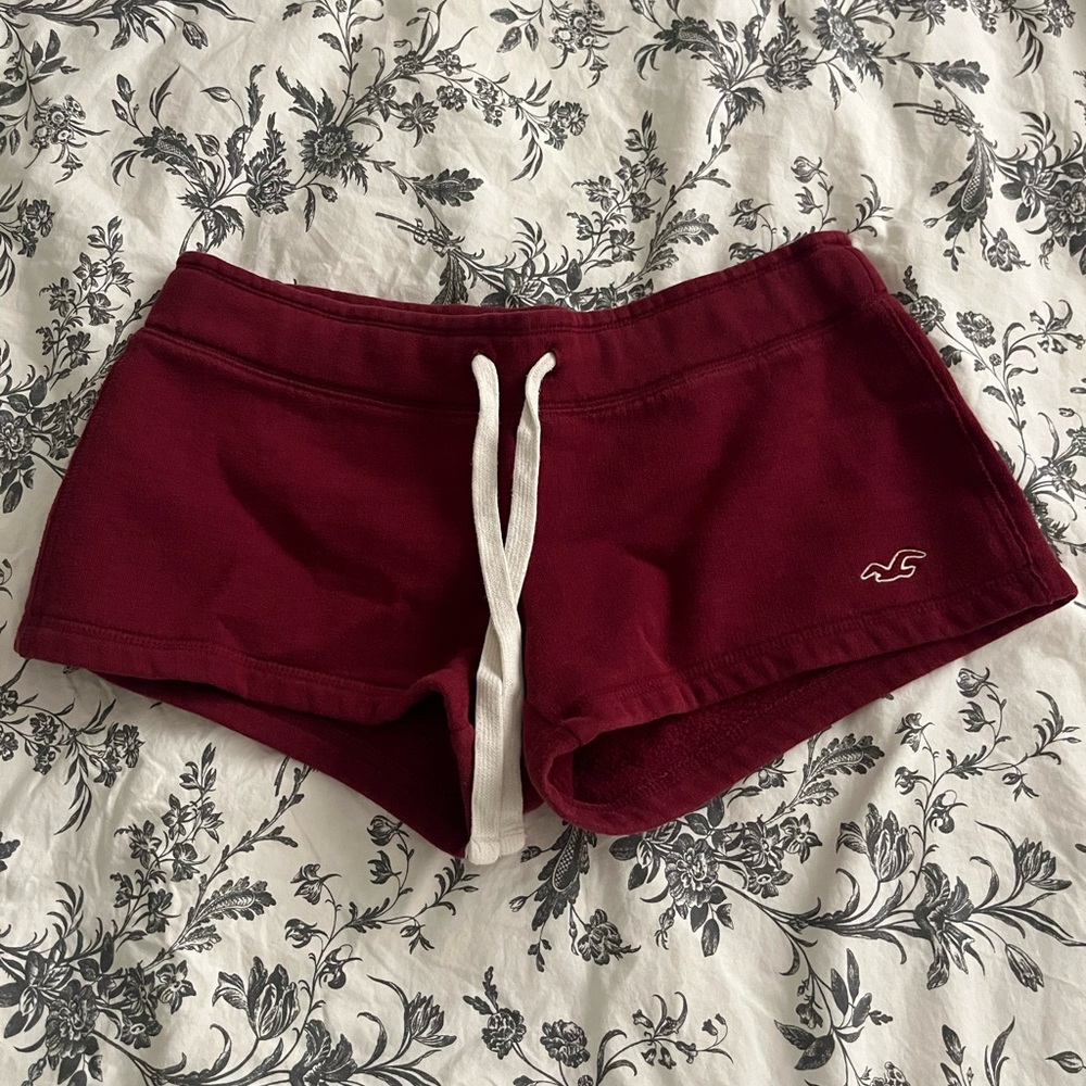 Hollister low rise  Women's Red Shorts